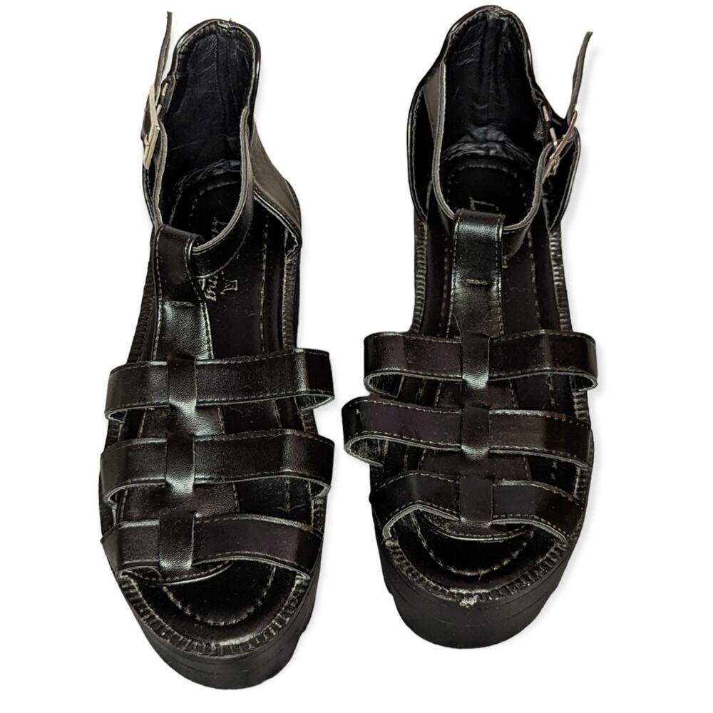 Dear Time Womens Strappy Platform Gladiator Sandals High Heels Summer US 7.5